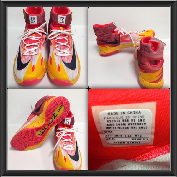 kyrie game worn shoes