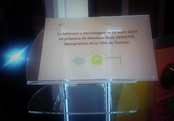 demotterudy's tweet image. Ce soir, c&apos;est avec plaisir que j&apos;ai   inauguré la crèche #CHWAPI. Bonne soirée à tous !