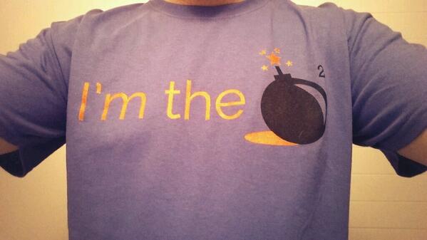 NickBaldwin79's tweet image. Do doya like my shirt? @BombBomb @tkjellander #techunleashed