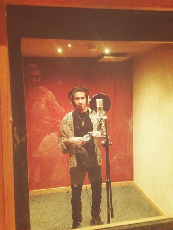 RedRouteBlue's tweet image. Mr. Savin laying down the last few bits of vocals and that's it! @TylerSavin