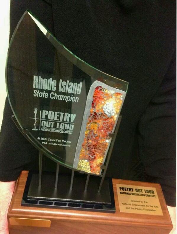 PoetryOutLoudRI's tweet photo. Who will possess the trophy this year?! http://t.co/rCpNqBD8bj