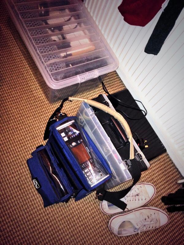 DSproaudio's tweet photo. Kits ready to go for shoot in the morning #earlyrise #trippycarpet http://t.co/D8XlfwKVXl
