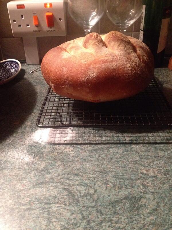 cmbeev's tweet photo. So today I've made chocolate brownies and this bloomer...yay me! X http://t.co/0koXlcfmQY