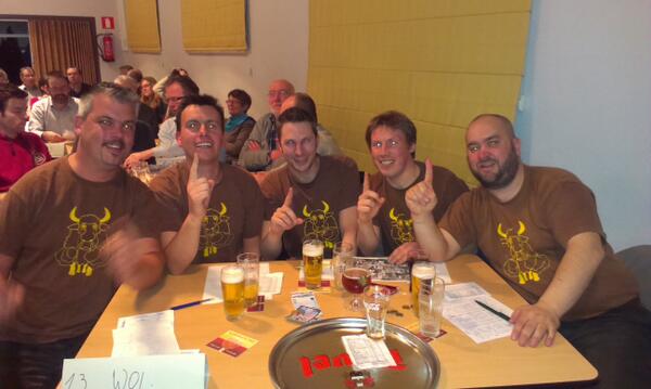 breucq1's tweet photo. Wol team nr1 op de 30e KWB kwis! http://t.co/aicboSBu5E
