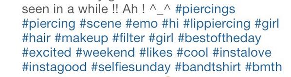 stunnagurrl's tweet image. If you hashtag like this...you can go away now ✌️