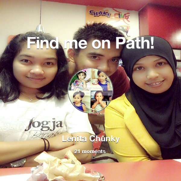chunkyest's tweet photo. I've shared 21 memories with my friends on #Path - see them now at http://t.co/rzRBYP8VgU! #thepersonalnetwork http://t.co/8tTXYG4d1n