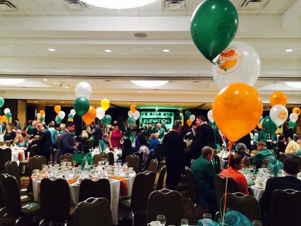 IrishParadeSTL's tweet image. St Patty's Day Parade Dinner @irishparadestl @hiltonballpark #stpats #stl