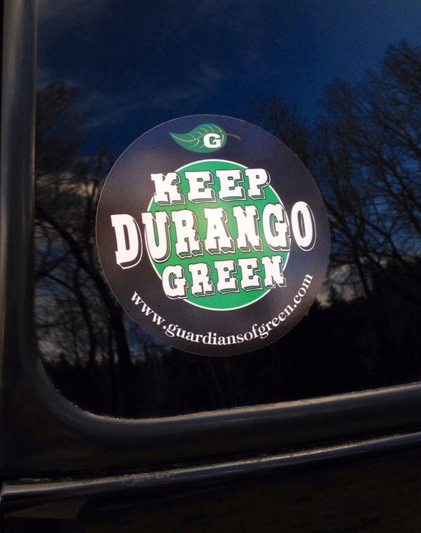 GuardiansofGrn's tweet photo. How many pieces of flare does your car have?  Our new bumper stickers are here if you need more!! #keepdurangogreen http://t.co/YrYis8tMnQ