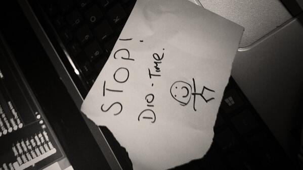 Frantic at Gibson's was rather amusing this evening. This request amused us muchly. <a href="/gibrc/">Gibran</a> #Sonisphere #old-school