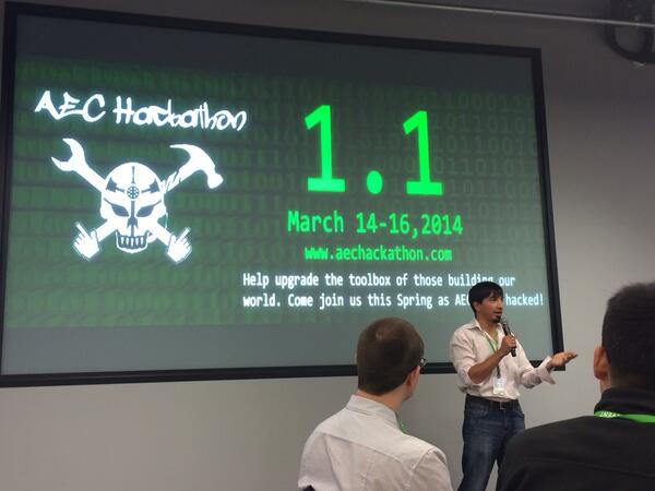 #AECHack kicking off!!!