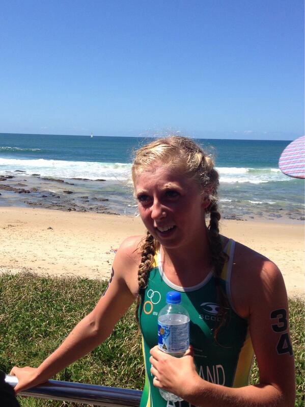 AUSOlympicTeam's tweet photo. From #AYOF2013 to her first @worldtriathlon World Cup. Keep your eye on this little champion - Jaz Hedgeland #GoAUS http://t.co/eAXHRYDsiV