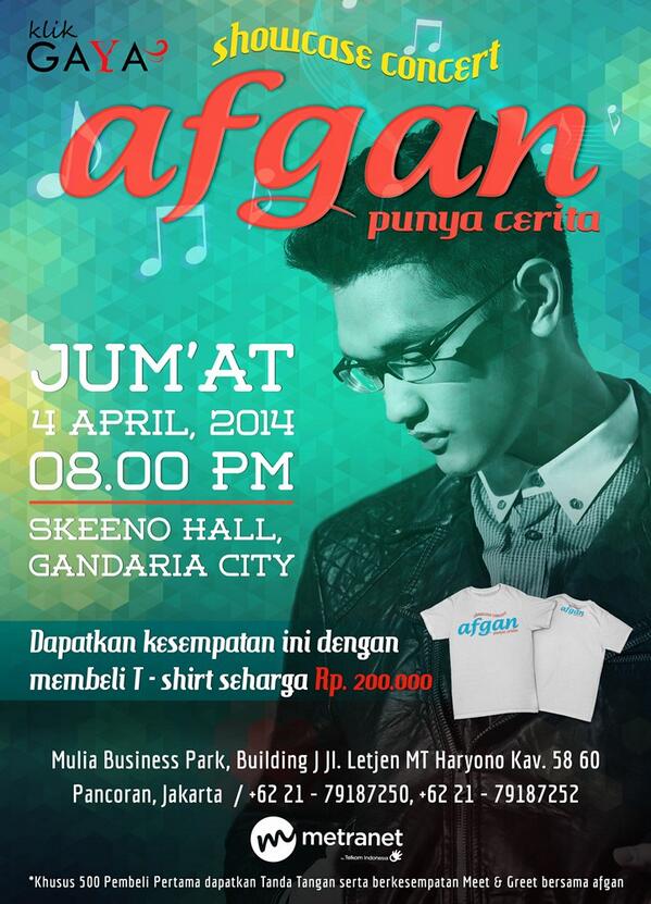 <a href="/Afbekasi/">Afganisme Bekasi</a> Hadiri showcase <a href="/afgansyah_reza/">-</a> #afganpunyacerita only 200k. Terbts. Info 082113940394 / 08129638856