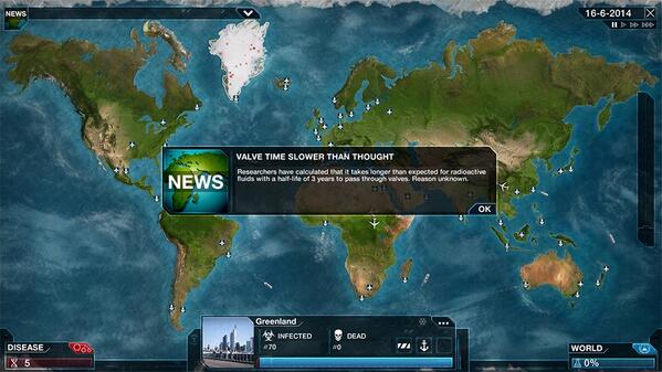 obsiCO's tweet image. Oh Plague Inc: Evolved, you sly bastard. #ValveTime