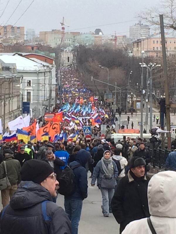 Марш мира, Москва, 15 марта Прямая трансляция 