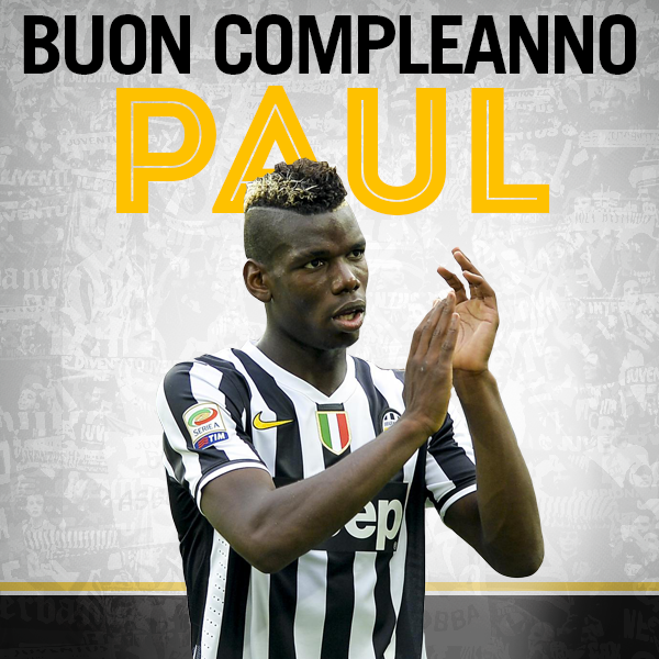 Buon 21° compleanno, fenomeno!!! RT per fare i vostri auguri a Paul #Pogba!