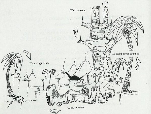 MostAgreeable's tweet image. Remember hand-drawn instruction manuals like this 'map' from #BeamSoftware's #GameBoy game #AgroSoar? #retrogaming