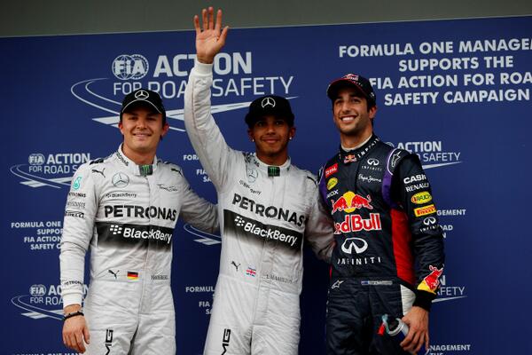 ausgrandprix's tweet photo. Here's a reminder of the front three on the #ausgp grid. http://t.co/GFpjr9LZm3