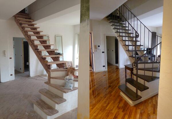 BUILDesignTO's tweet photo. Restyling scala - muratura resina legno ferro - Buildesign Studio Tecnico Progettazione http://t.co/lOYkWsDl9q