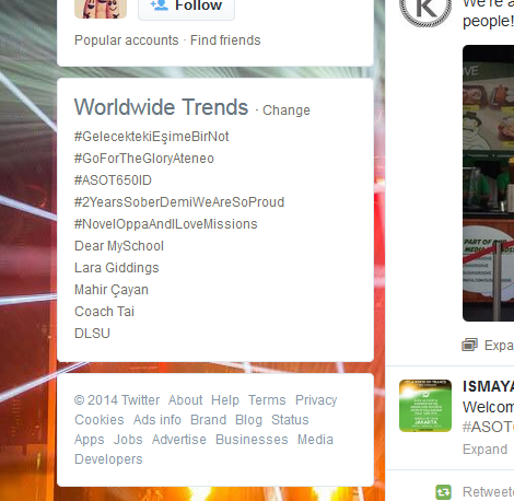 SoundRhythm's tweet photo. @asot "@desynese: 17.30 WIB new update #ASOT650lD on trends world wide again and again and gain #happy #pray http://t.co/QL5GWFvJyO”#