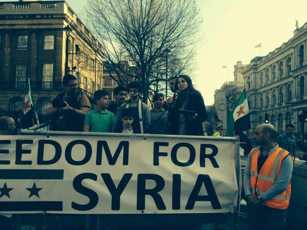 Five Syrian children deliver petition to Downing Street #withsyria