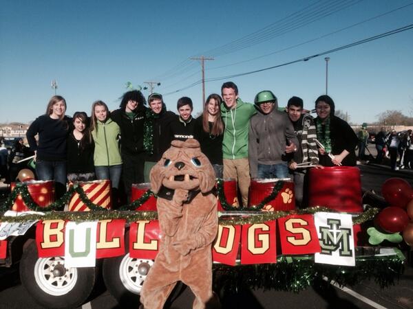JudgePride's tweet photo. We Got the Beat!  JudgePride ready for the Parade! #WEBelieve #stpatsslc http://t.co/QuvLe0mkNQ