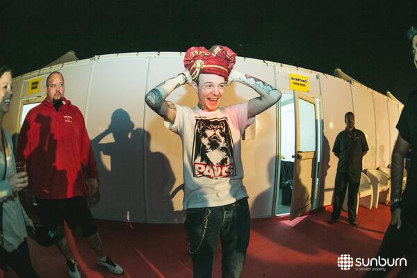 YashPradhann's tweet photo. @deadmau5 are you gonna wear this mau5 punjabi pagadi for rest of the India tour as well? :D http://t.co/Ym9wQOWki3