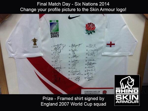 ... Change your profile pic to the Skin Armour logo, RT and make sure you're following us to enter, before 12:30!