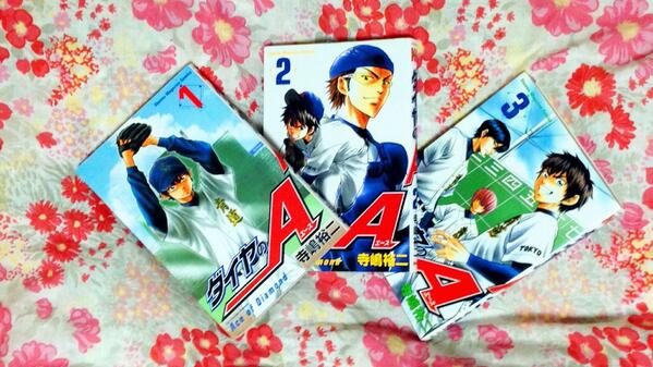 今日から、▷ ダイヤのA ◁読み始める！
家に39巻まであるけど。。。
追いつけるかな？
まぁ、がんばろー！