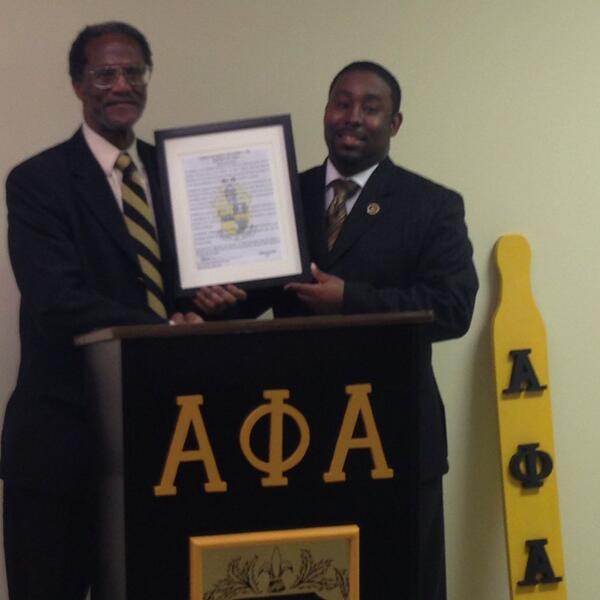 AlphaOhio's tweet photo. Great time honoring one of our longest serving Area Directors, Bro. Robert Marcus, as he celebrates 50 Yrs in Alpha! http://t.co/k0nWNTFC7P