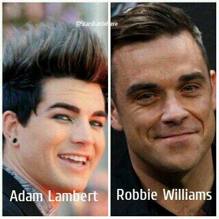 StarsBattleHere's tweet photo. Adam Lambert VS Robbie Williams
RT for Adam Lambert
Fave for Robbie Williams http://t.co/Y258Gn1dEo