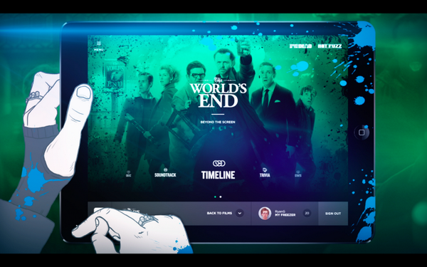 TWEMovie's tweet photo. Go @BTS2ndScreen with our FREE app &amp; enjoy #TheWorldsEnd like never before http://t.co/grFvZkGd7j #BeyondTheScreen http://t.co/zz71gGHU6k