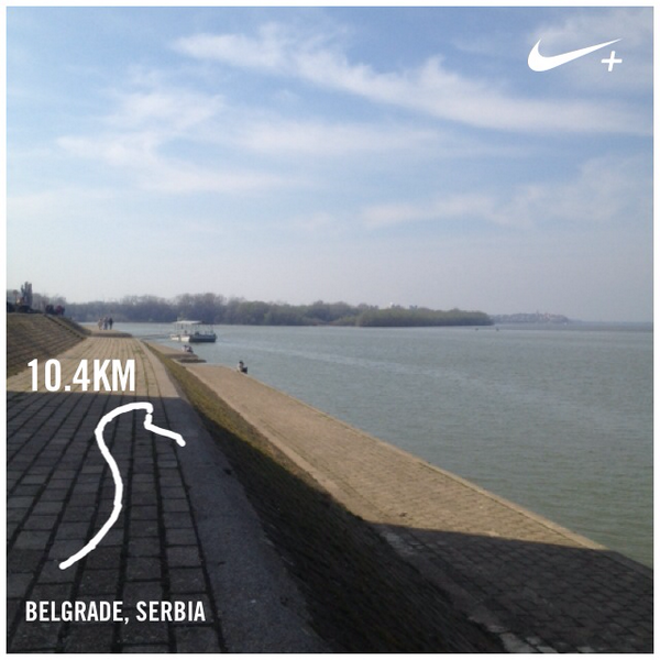 JellenaR's tweet photo. I just ran 10.4 km with Nike+. http://t.co/EVw20rLY1x #nikeplus http://t.co/ne9BuQ6bCW