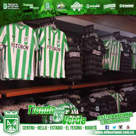 Mecánico terminado Enfatizar Atlético Nacional on Twitter: "Adquiere los productos oficiales de Atlético  Nacional en Tiendas Verdes y Tienda Verde Virtual http://t.co/9FJBOy1riW  http://t.co/oYEADSnJZ5" / Twitter