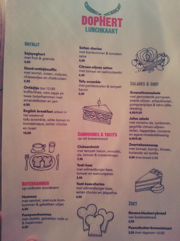 ProVegNL's tweet photo. Al bij @DopHert geweest op de Spaarndammerstraat in Amsterdam? Eén van de beste #vegan hotspots van A'dam! #lunchroom http://t.co/J05qFtYj4w