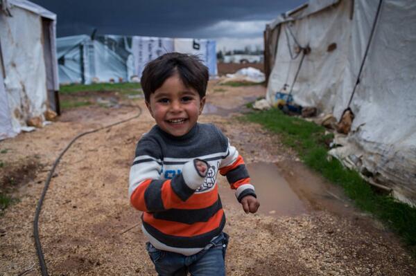 Ashraf was born on 1st day of #Syria conflict. Today he &amp;the war that made him a refugee, will be 3yrs old <a href="/UNICEF/">UNICEF</a> ->