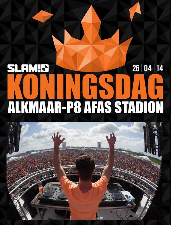 slamofficial's tweet photo. RT deze als je erbij bent! http://t.co/tsblx8wpg7 #SLAMKoningsdag http://t.co/YTSqI6an2y