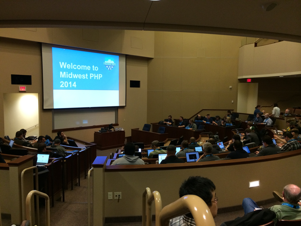 CalEvans's tweet image. Good morning #mwphp14