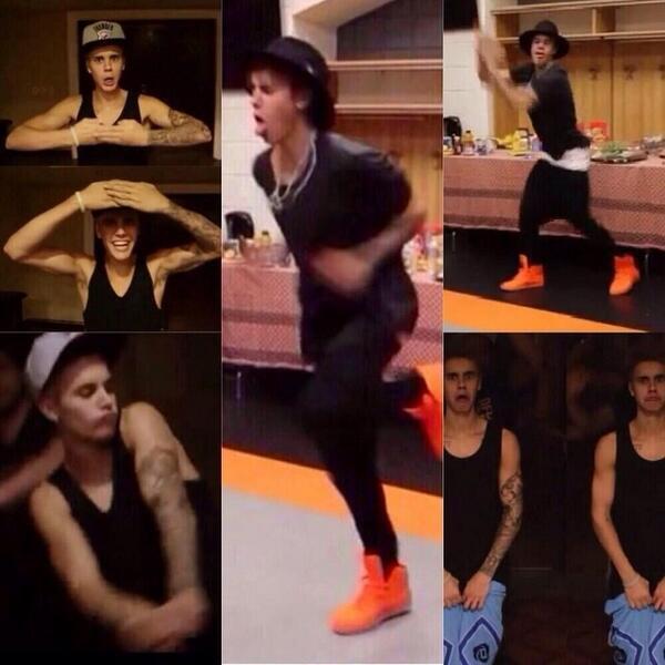 "Justin Bieber ft. Selena Gomez"  
"Justin is happy"
"New songs"
"New album "
"New album means new tour"