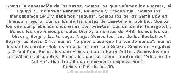 RecuerdoDeLos90's tweet photo. RT Si eres de la Generación que vivió esto: http://t.co/a6fpseNEdX