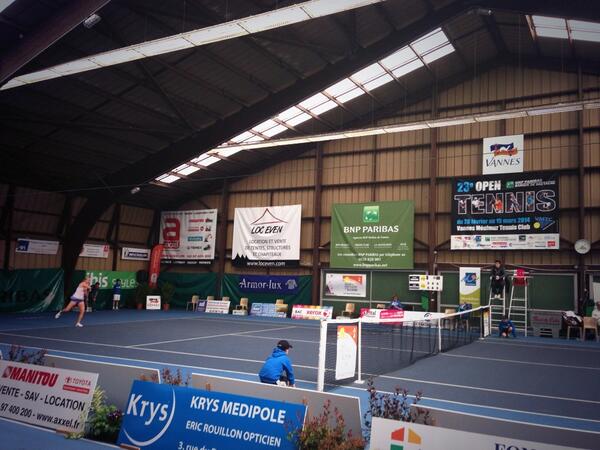 SimonUzenat's tweet image. Superbe finale femme au 23ème Open BNP Paribas du Vannes Ménimur Tennis Club ! #Tennis #VMTC #Vannes