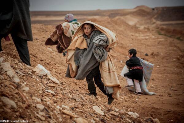 This is all these people could take with them...either stay and be killed or go with nothing. #WithSyria