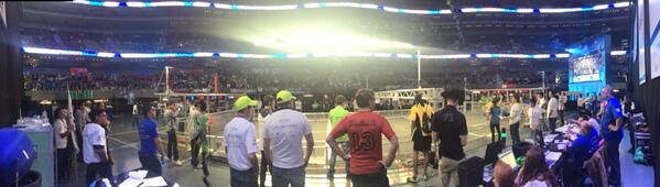 Here's a glimpse of the first <a href="/FRCTeams/">FIRST Robotics Competition</a> Mexican Regional #OMGrobots