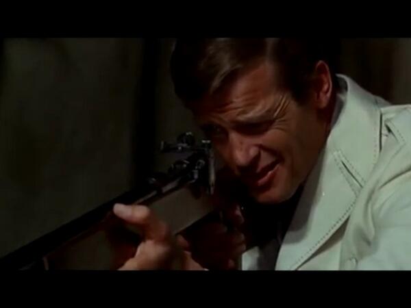 007fanatics's tweet photo. "You're quite right an inch too low."  The Man With The Golden Gun http://t.co/sgSynTv6So