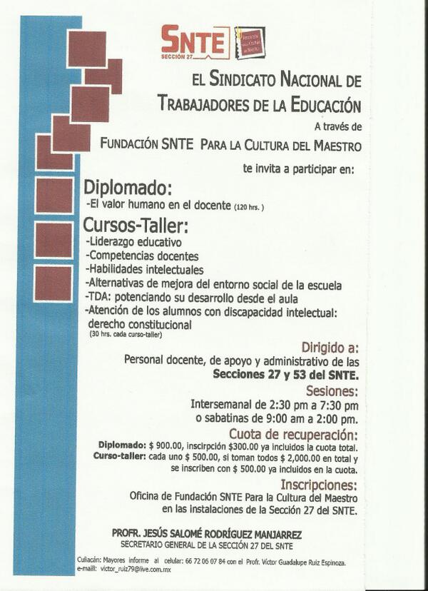 SECCION 27 SNTE tweet media