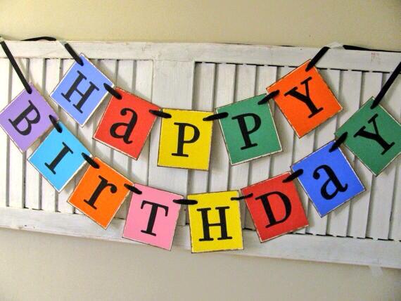 #happybirthdaysign #birthdaygarland #encorebannersonetsy #birthdaygarland  #colorfulbirthday #birthdayphotoprop