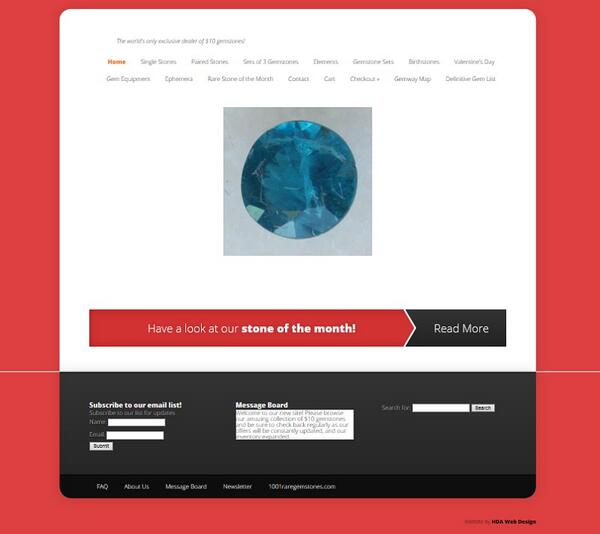 HDAWebDesign's tweet image. Responsive sales website we built for a gemstone retailer 10dollargems.com  #webdesign #ecommerce