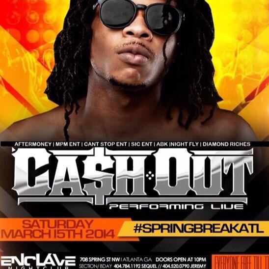 Monalina_'s tweet image. @DiamondRiches_ presents #SpringBreakATL @ ENCLAVE w/ @TheRealCashOut @KpOnDaBeat &amp;amp; @i_showtime ! @DjShowtimeATL on 🎶