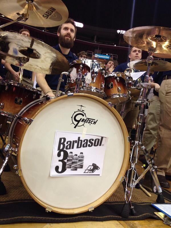 UAkronBands's tweet photo. Having a blast at the @MACSports WBB championship. Hey @BarbasolShave,he knows he needs it...send lots! http://t.co/O649LyW0eG
