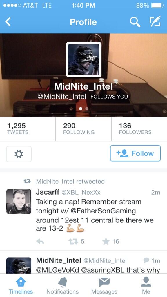 MLGeVoKd's tweet image. @MidNite_Intel you follow me just stop I'm don't talking too you little ass kid