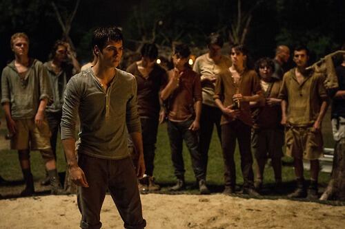 dylanobrienyeah's tweet photo. "@SterekItaly: Dylan in "The Maze Runner" http://t.co/704mp6agyB" he must be stopped :D
